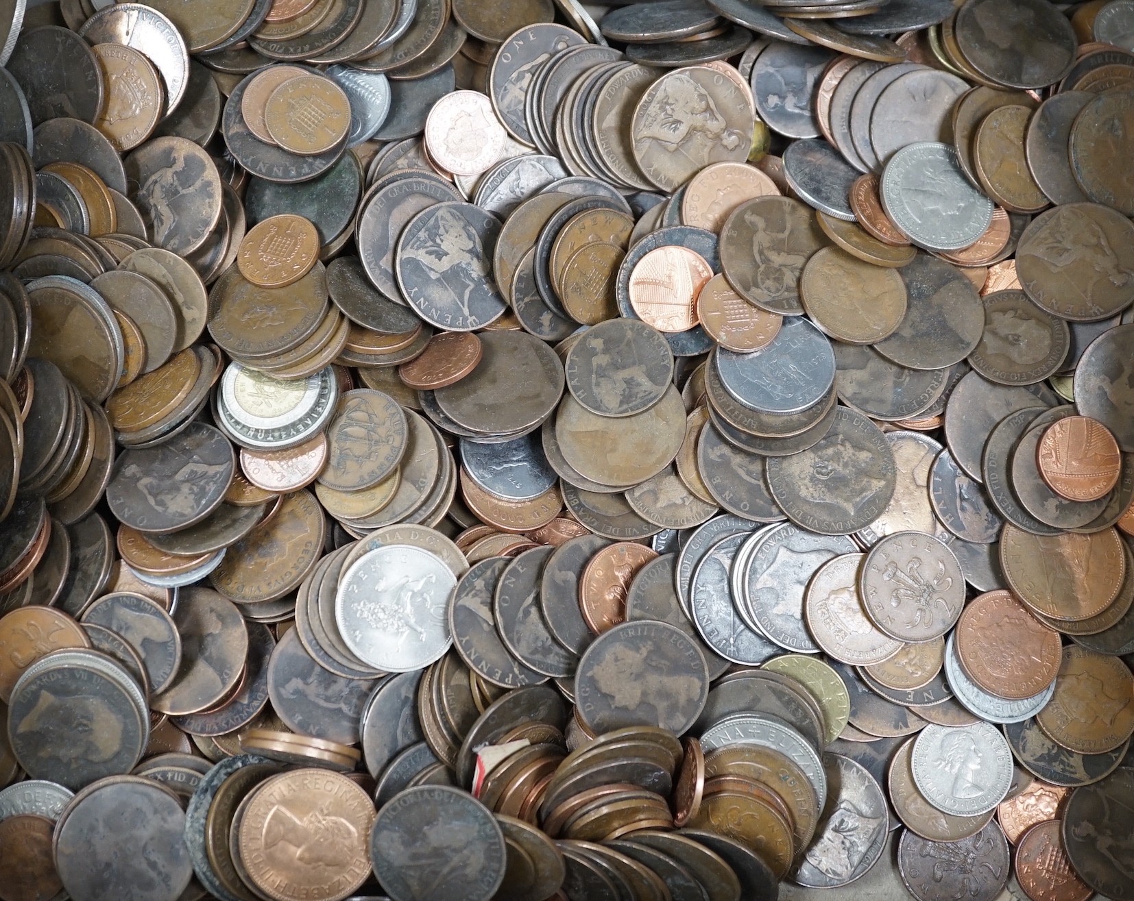 A quantity of various coinage